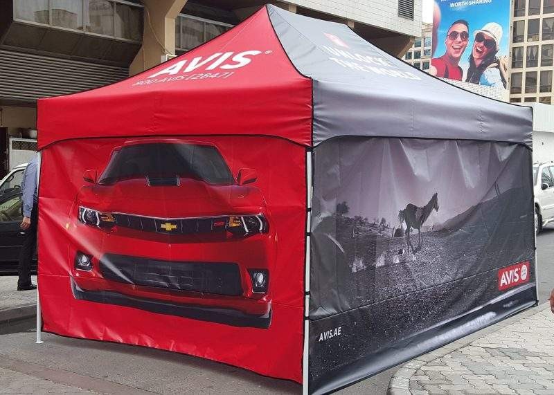3x3m Red Outdoor Trade Show Tent suppliers
